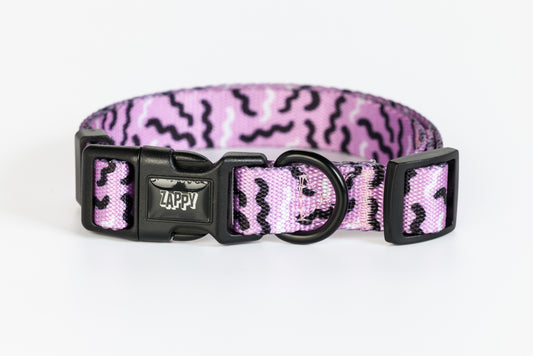 Lilac Squiggle Collar